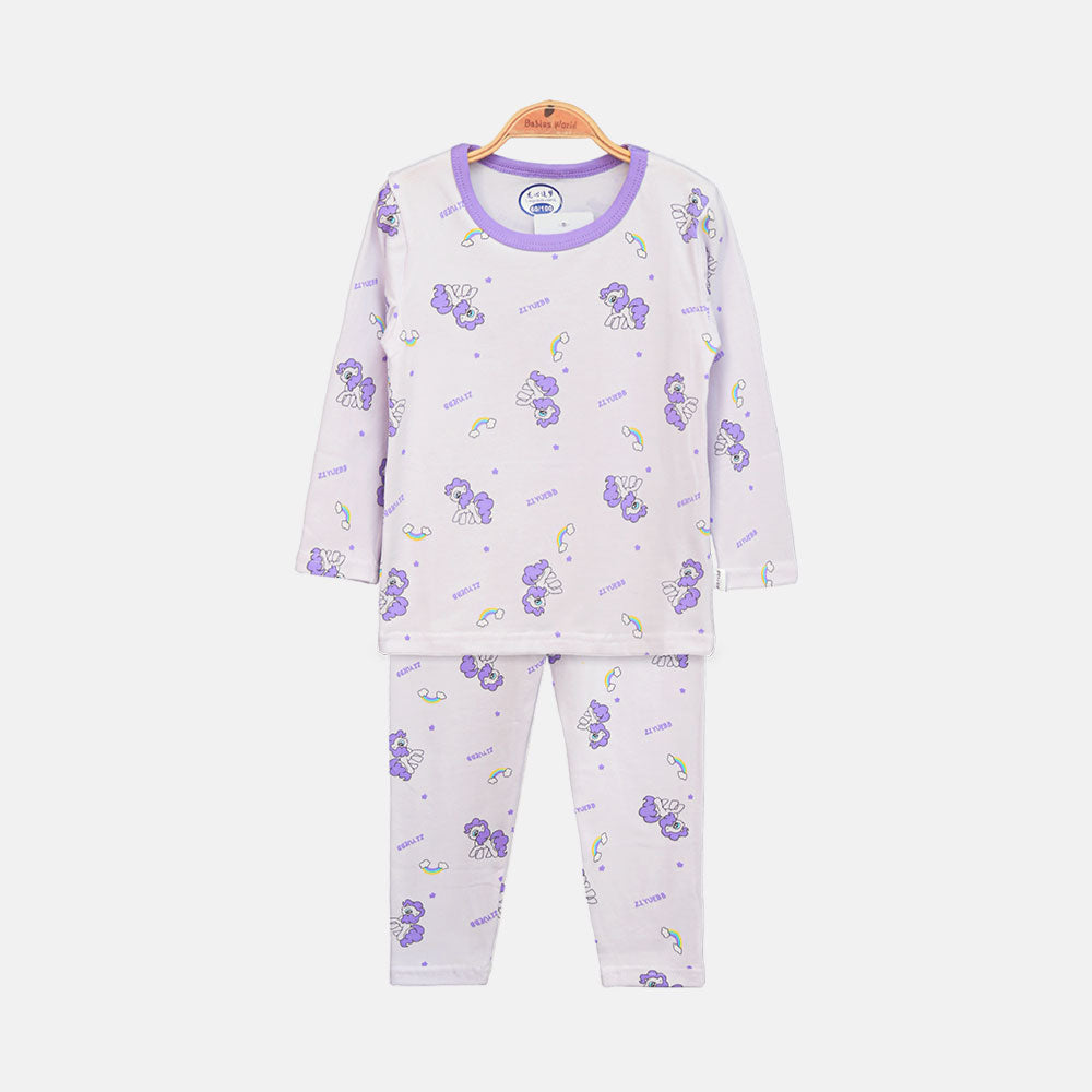 GIRL NIGHT SUIT LITTLE PONY RAINBOW