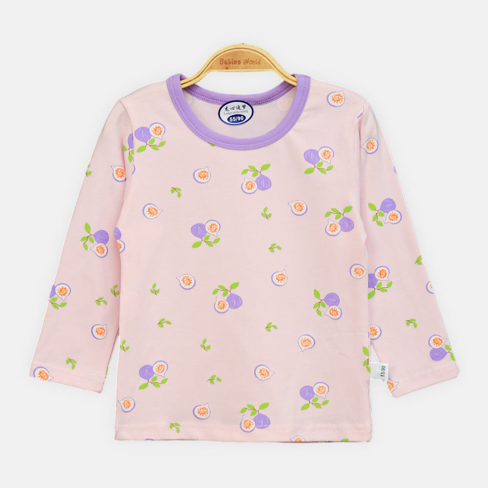 GIRL NIGHT SUIT LIGHT PINK