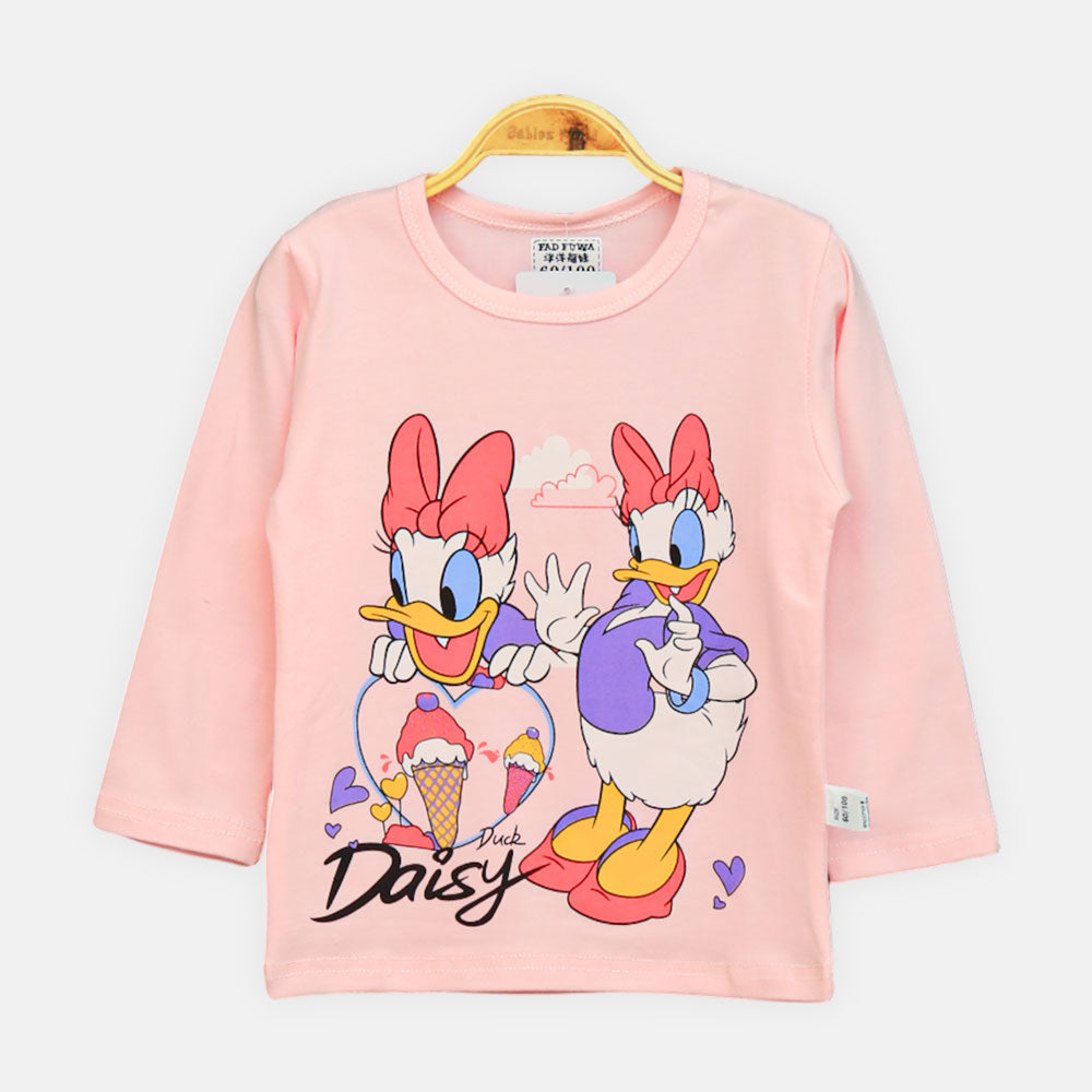 GIRL NIGHT SUIT DAISY DUCK PINK