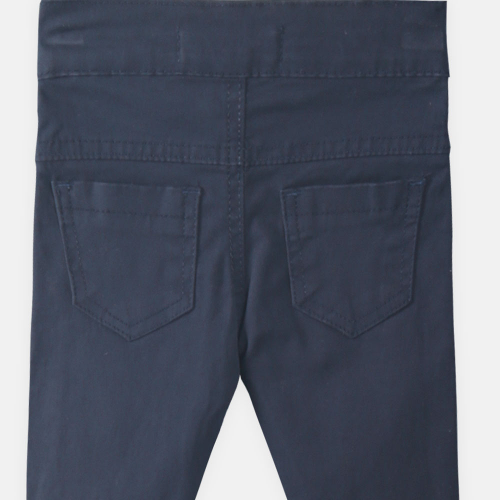 GIRL PANT NAVY BLUE BUTTERFLY