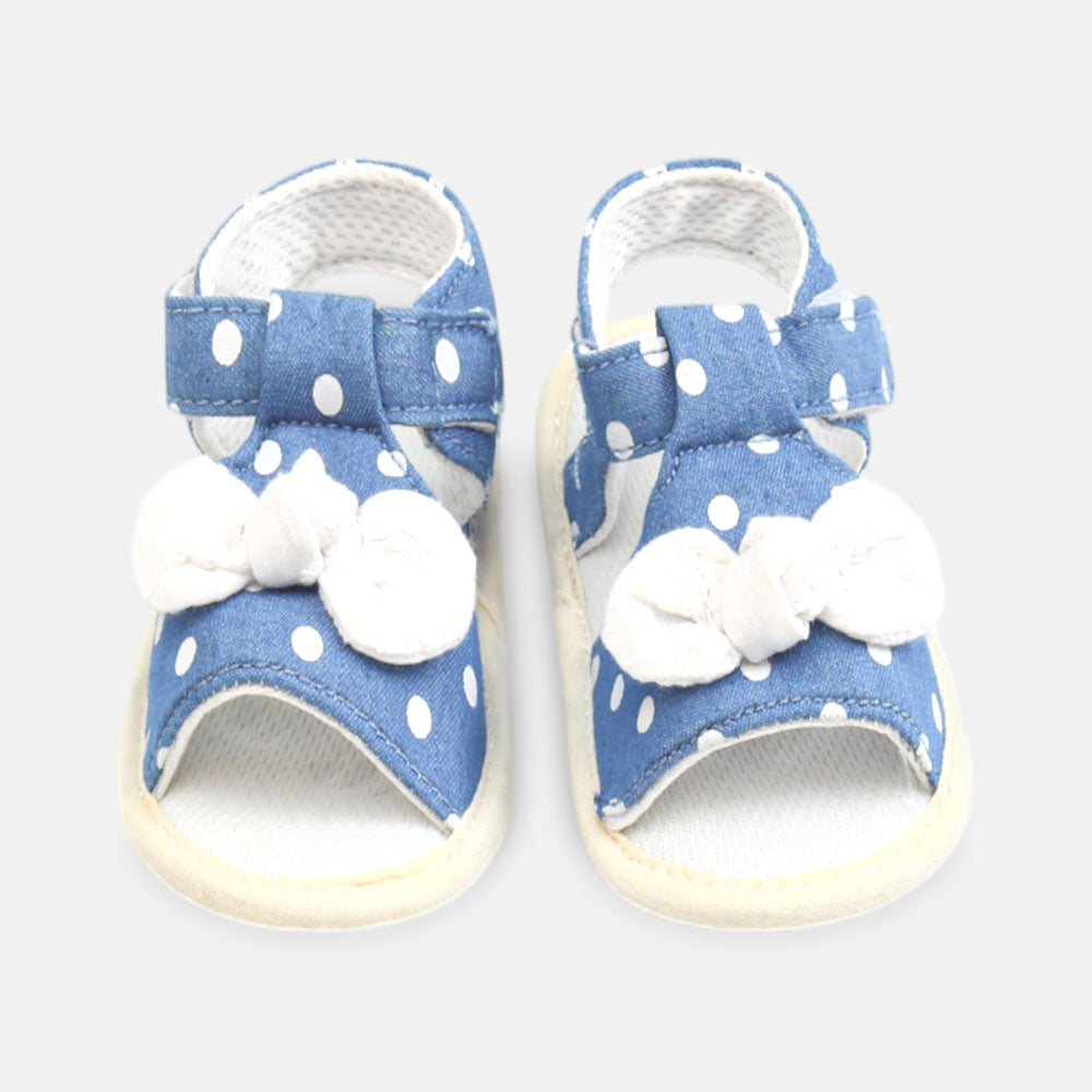 GIRL PRE WALKER SANDAL BLUE DENIM