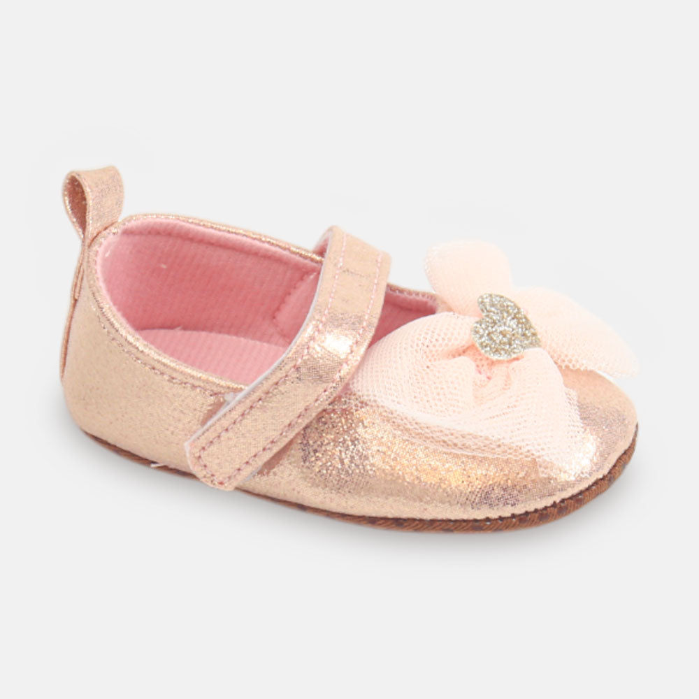GIRL PRE WALKER SHOES PINK TULLE