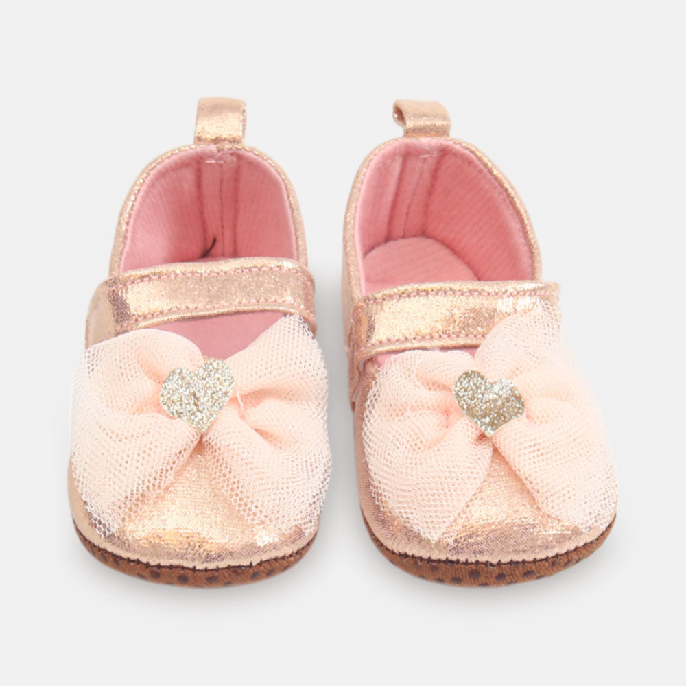 GIRL PRE WALKER SHOES PINK TULLE