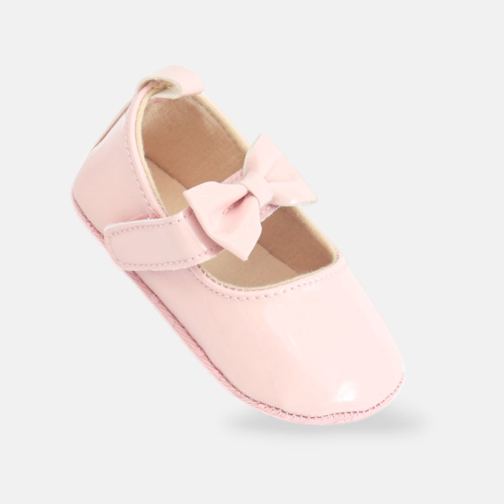 GIRL PRE WALKER SHOES LIGHT PINK PATENT