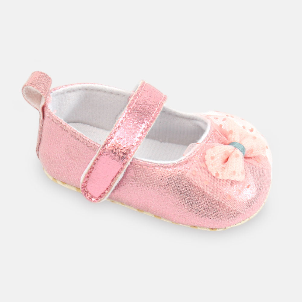 GIRL PRE WALKER SHOES PINK GLITTER