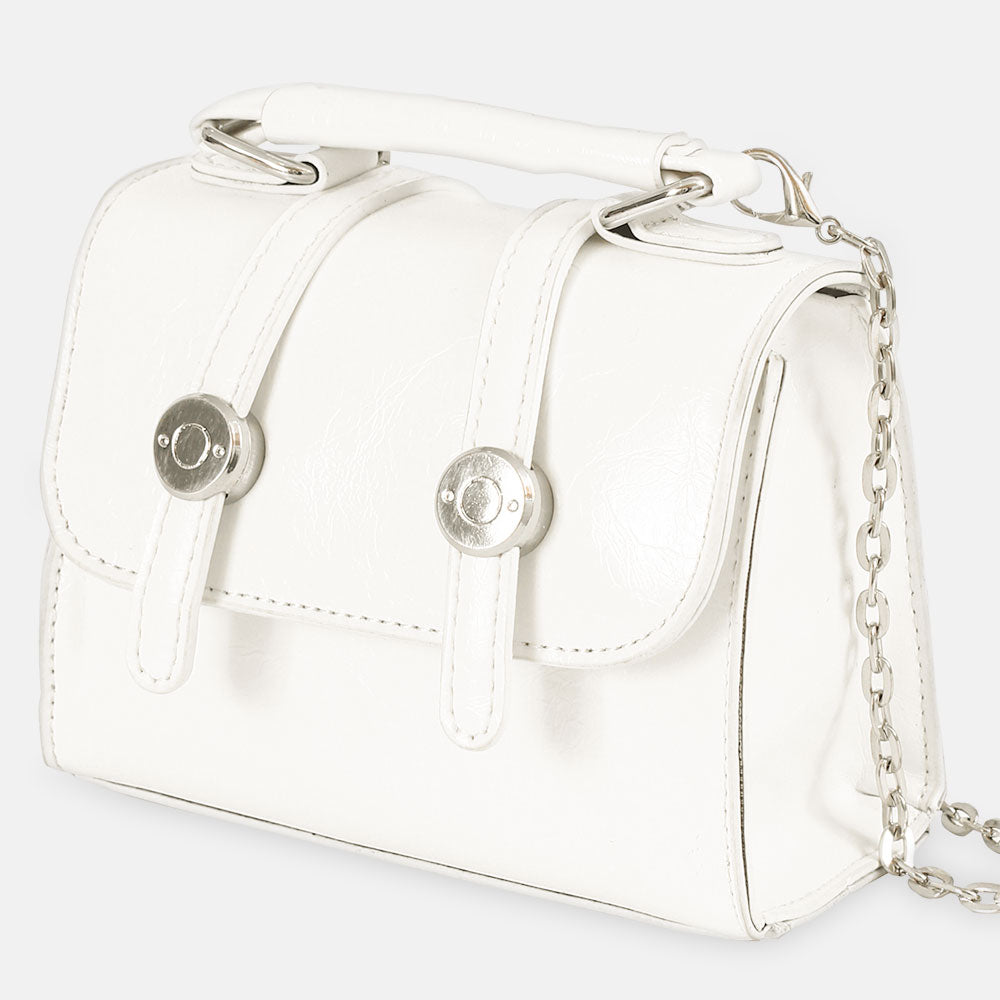 GIRL PURSE / CLUTCH WHITE CLASSIC