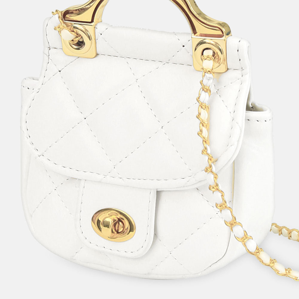 GIRL PURSE / CLUTCH WHITE ELEGANCE