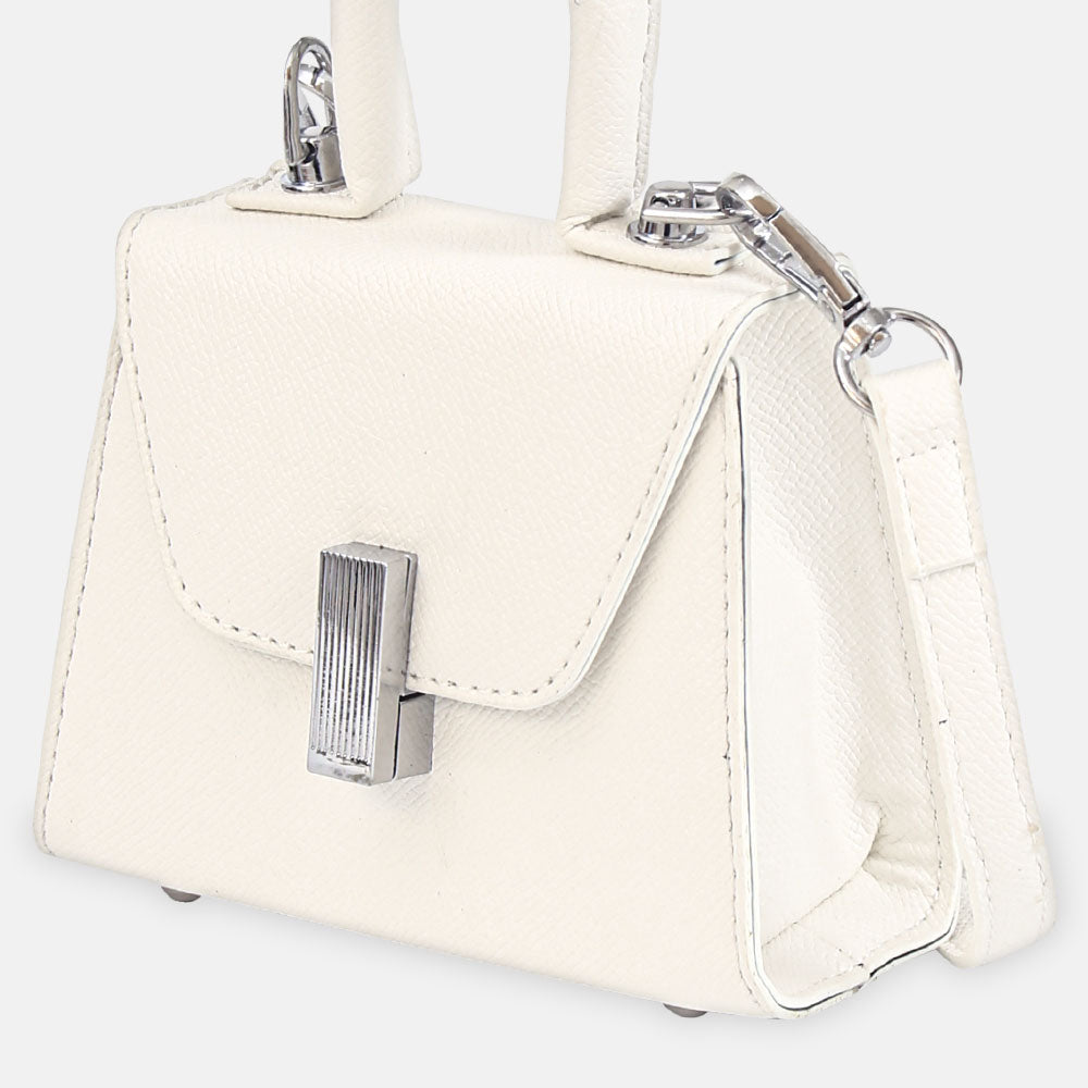 GIRL PURSE / CLUTCH MINI WHITE CLASSIC