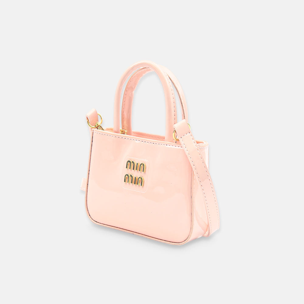 GIRL PURSE / CLUTCH GLOSSY BLUSH PINK
