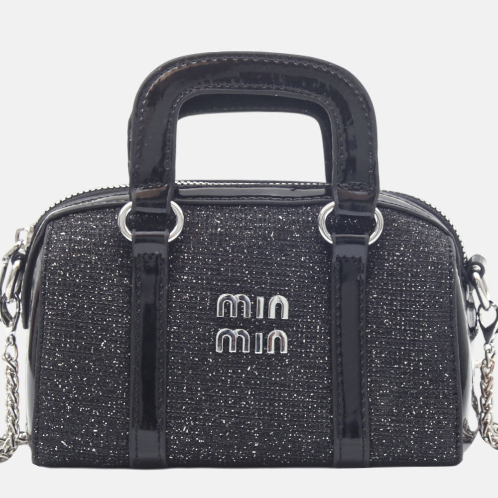 GIRL PURSE / CLUTCH SPARKLY BLACK