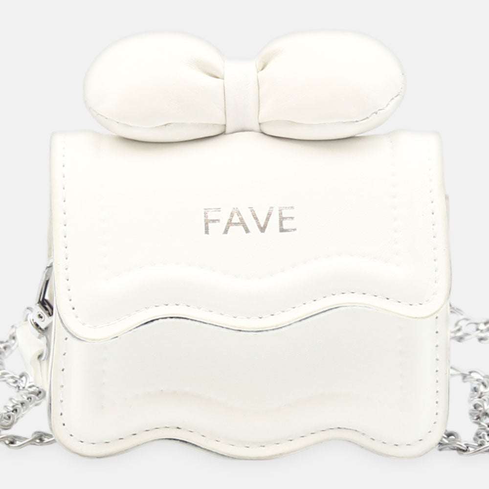 GIRL PURSE / CLUTCH MINI WHITE