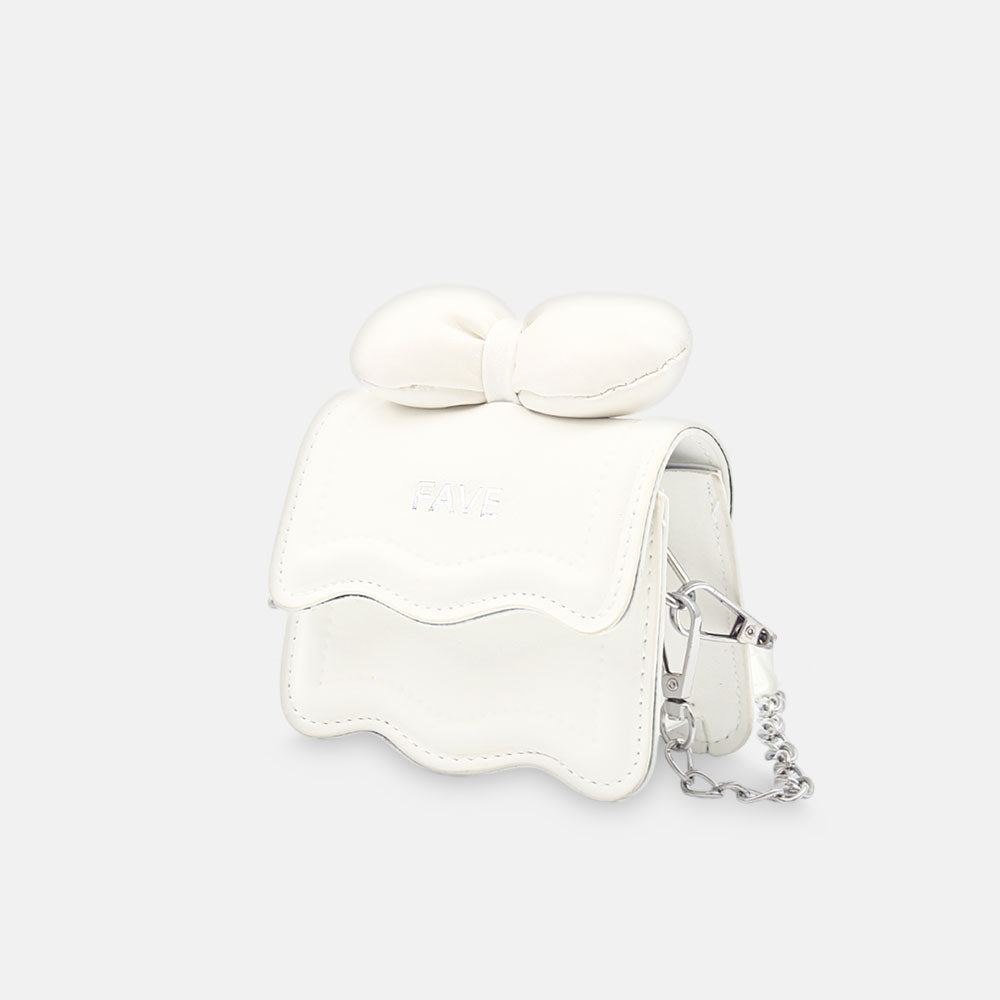 GIRL PURSE / CLUTCH MINI WHITE