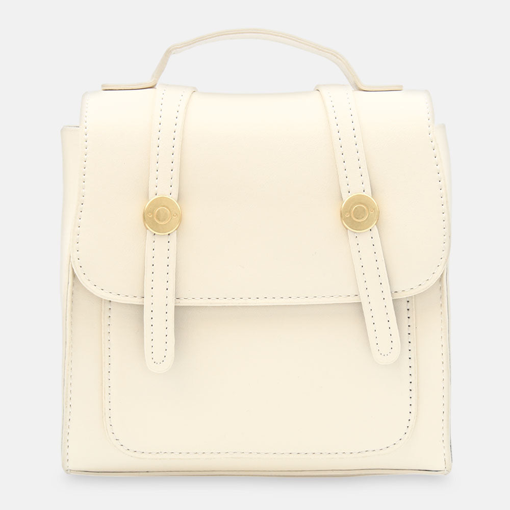 GIRL BACK PACK CLASSIC CREAM MINI SATCHEL