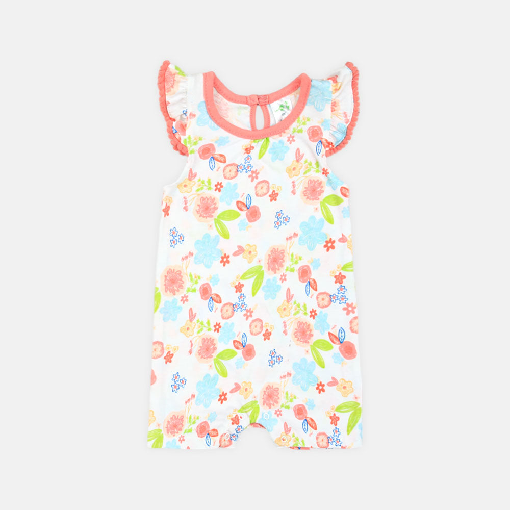 GIRL ROMPER PK-2 FLORAL LOVE
