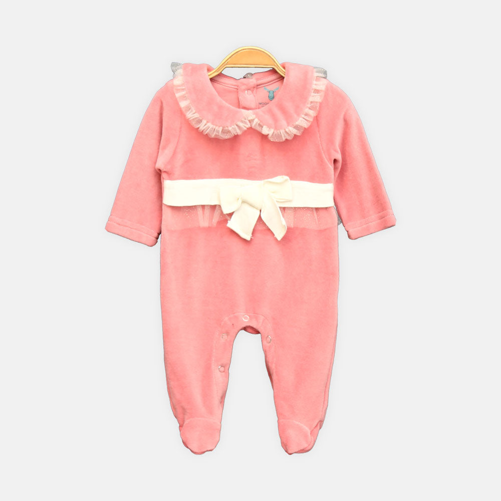 GIRL ROMPER HOT PINK