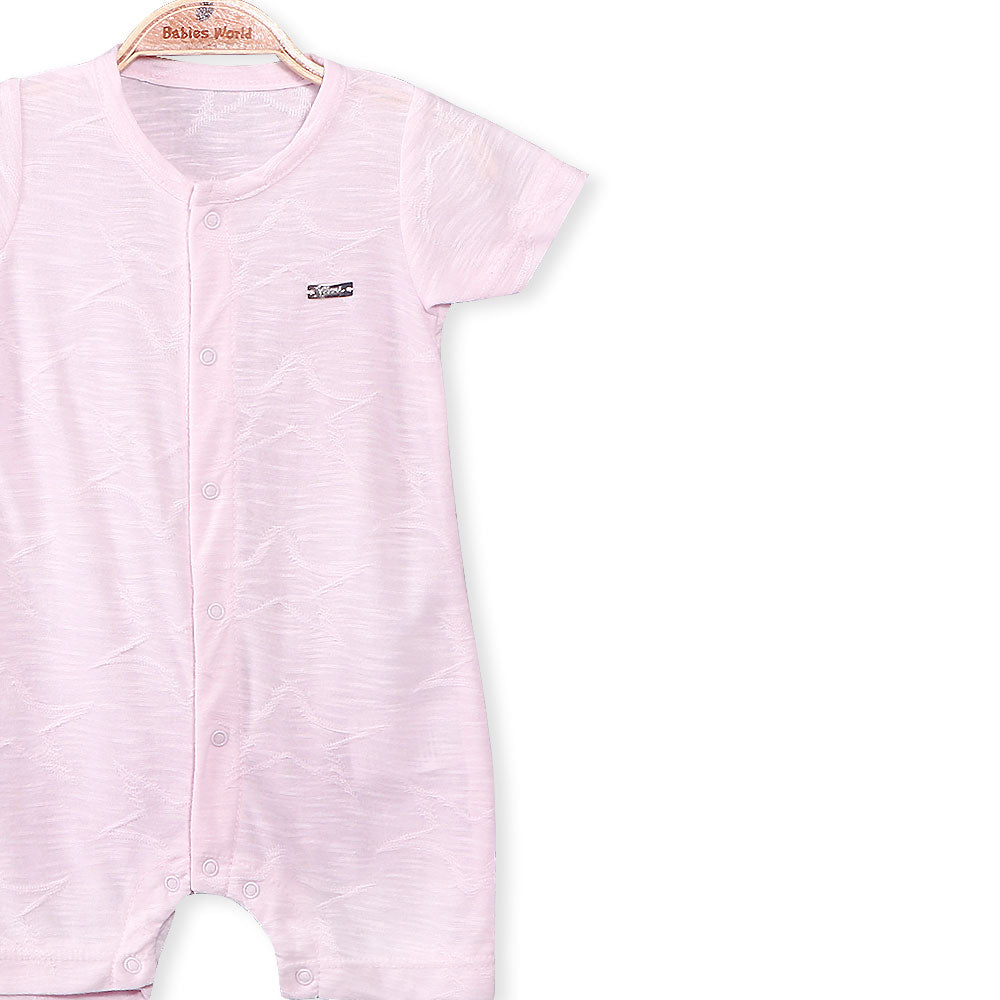 GIRL ROMPER PINK STARS