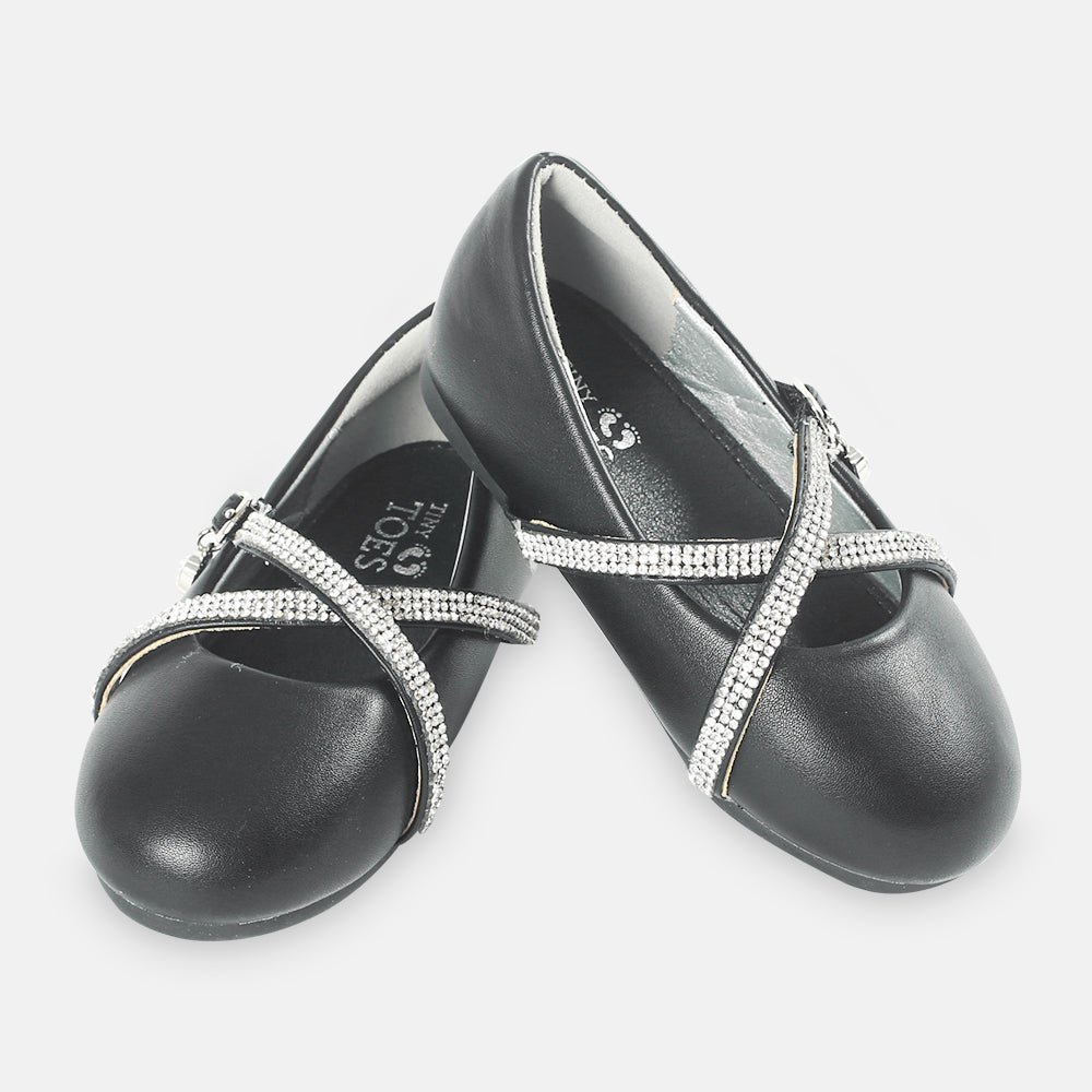 GIRL SHOES BLACK BASIC