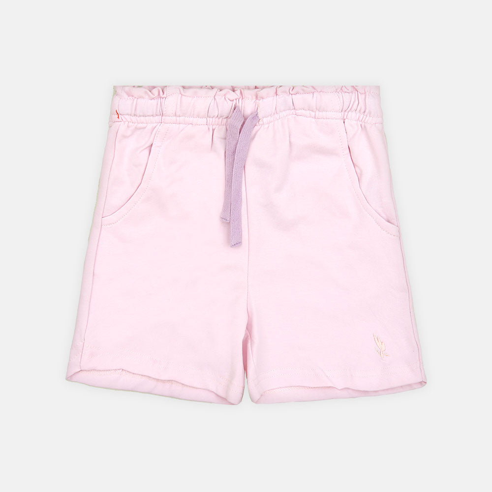 GIRL SHORT PINK FLORAL
