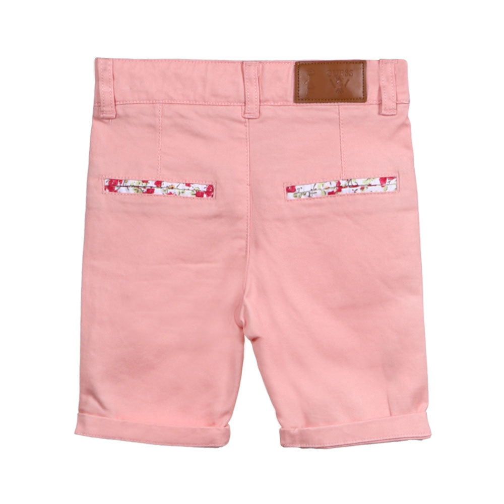GIRL SHORT PINK FLORAL