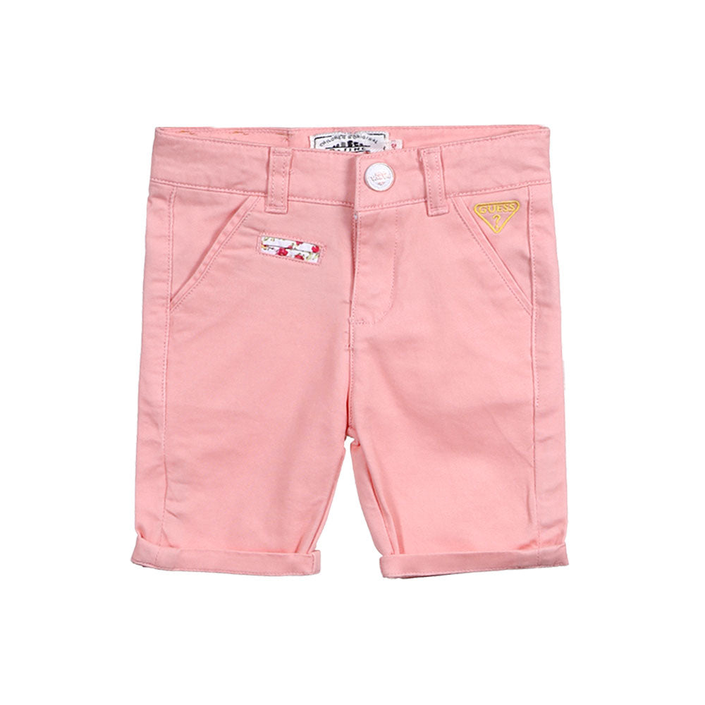 GIRL SHORT PINK FLORAL