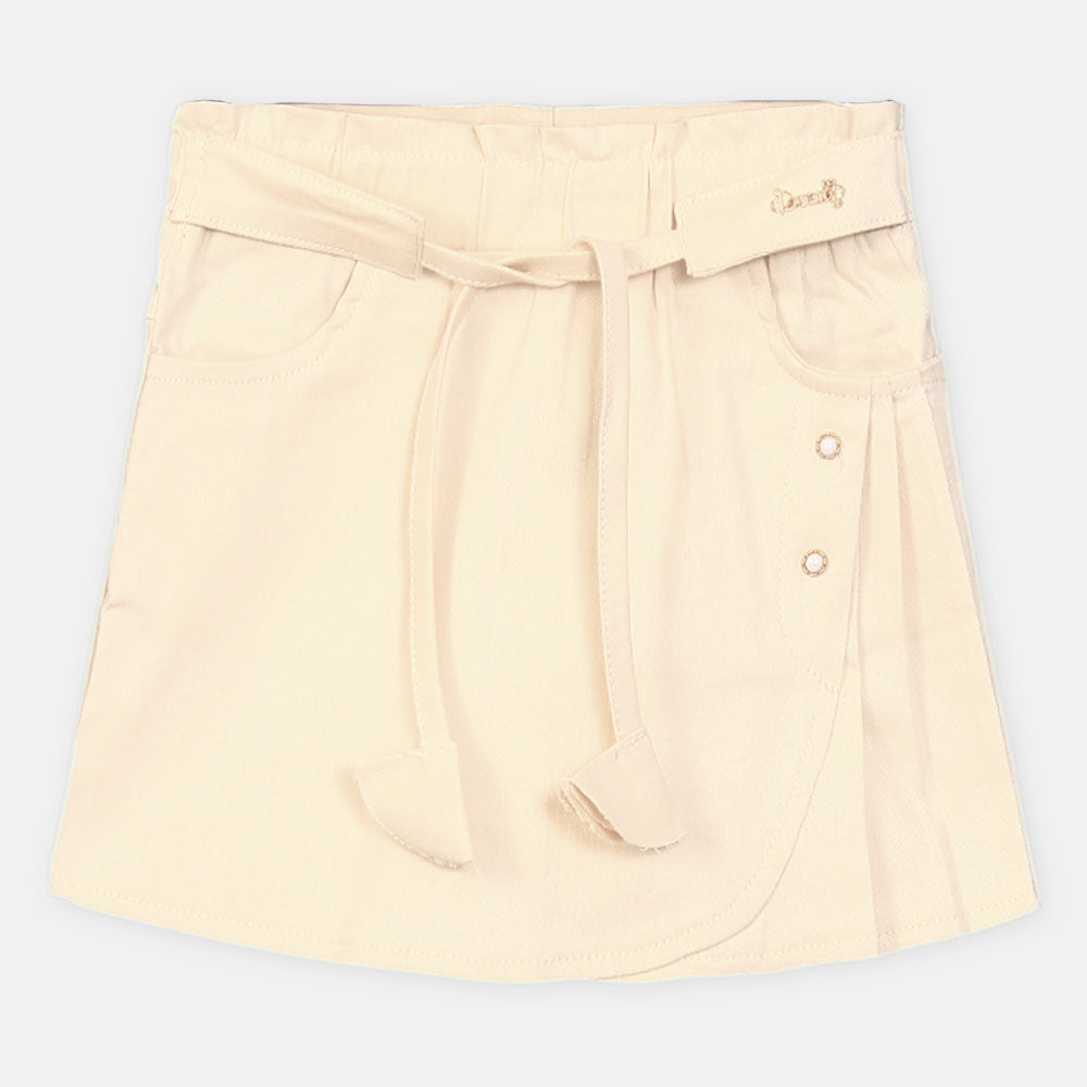 GIRL SKIRT BEIGE CLASSIC