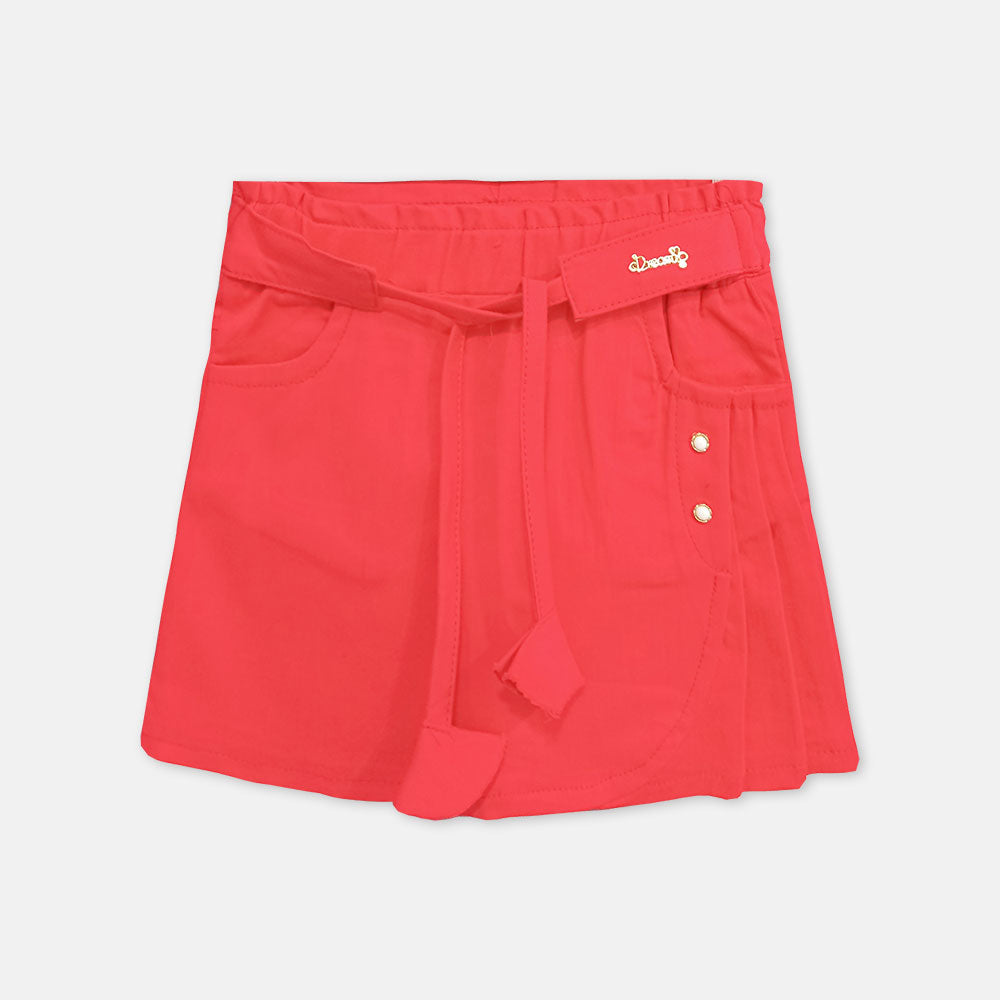 GIRL SKIRT CLASSIC RED DENIM
