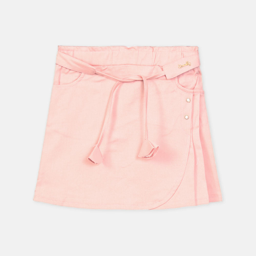GIRL SKIRT CLASSIC PINK DENIM