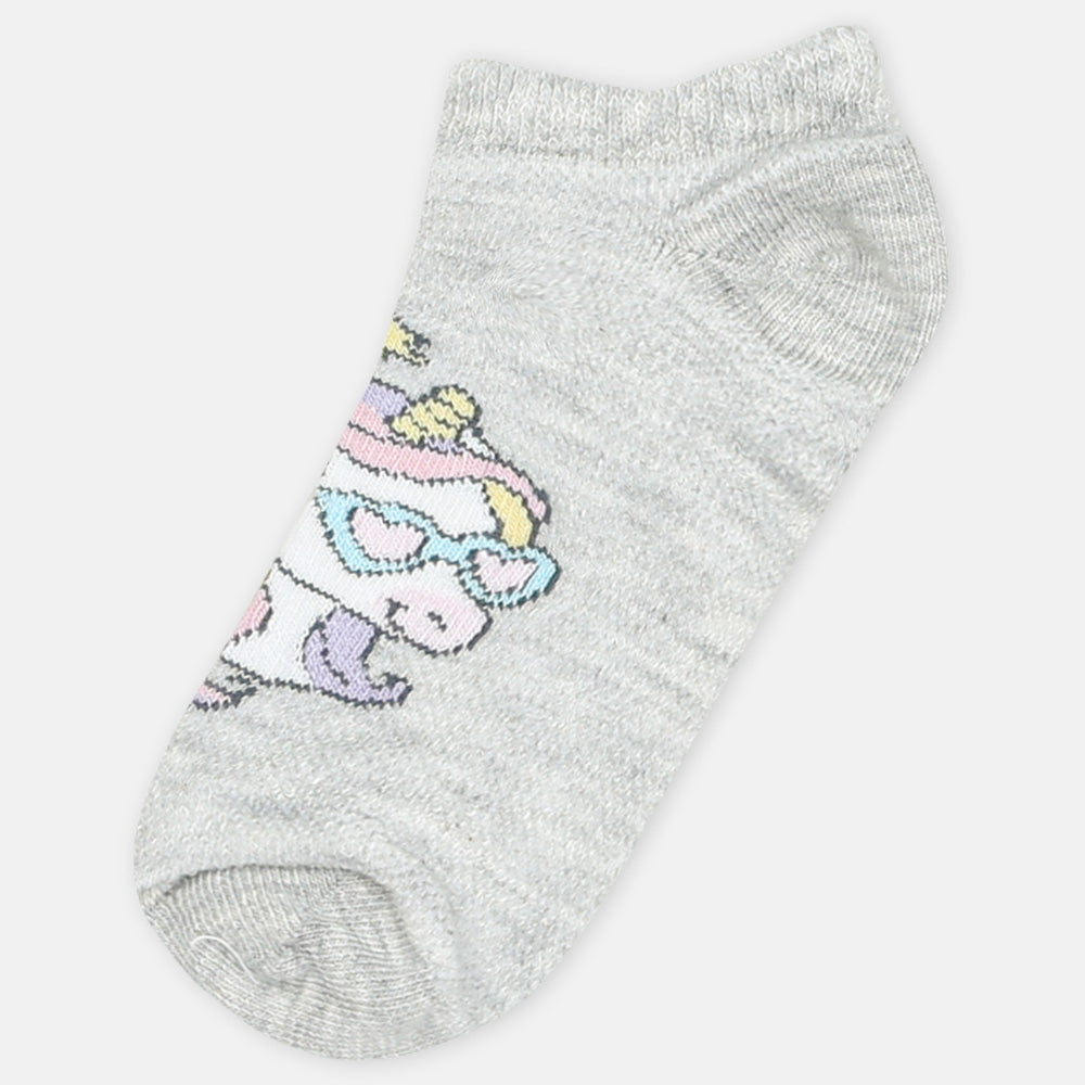 GIRL SOCKS CHARACTER 6 (GREY)