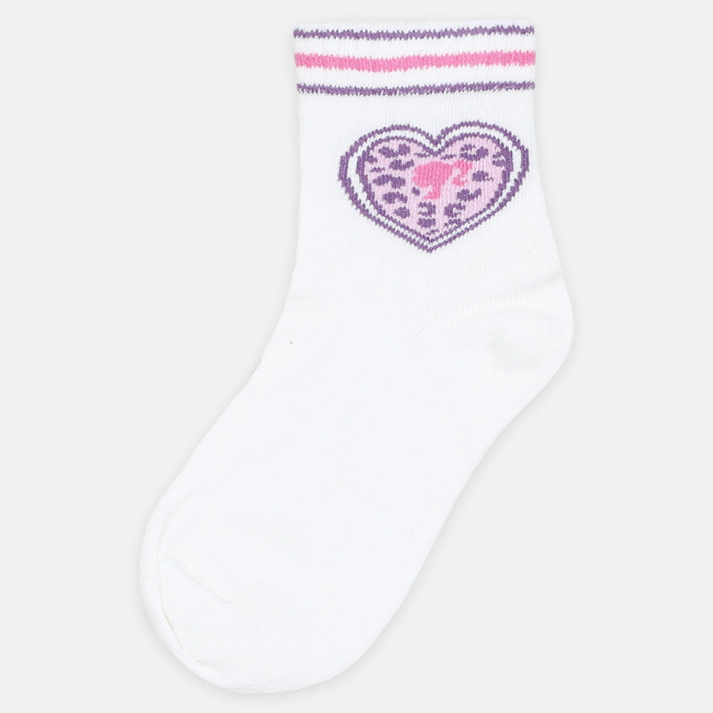 GIRL SOCKS BARBIE (OFF WHITE)