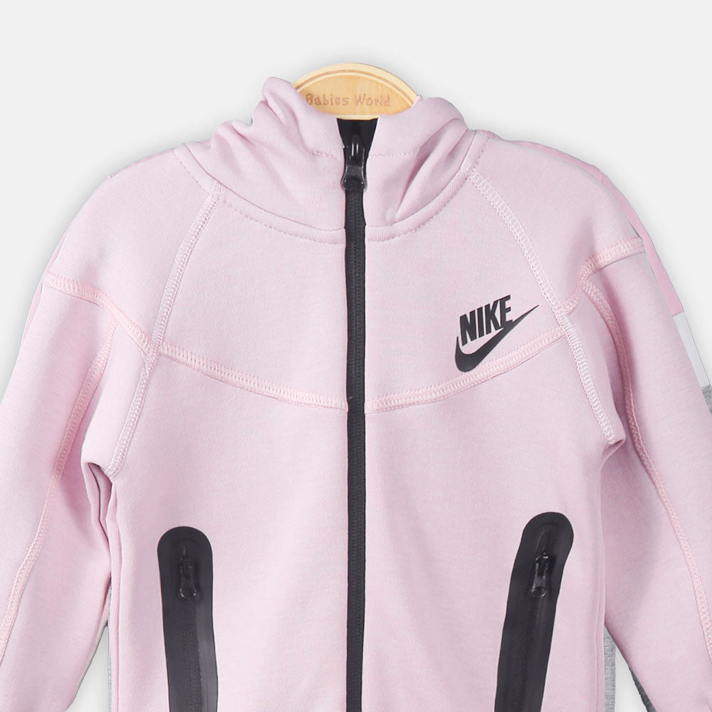 GIRL SUIT LILAC HOOD