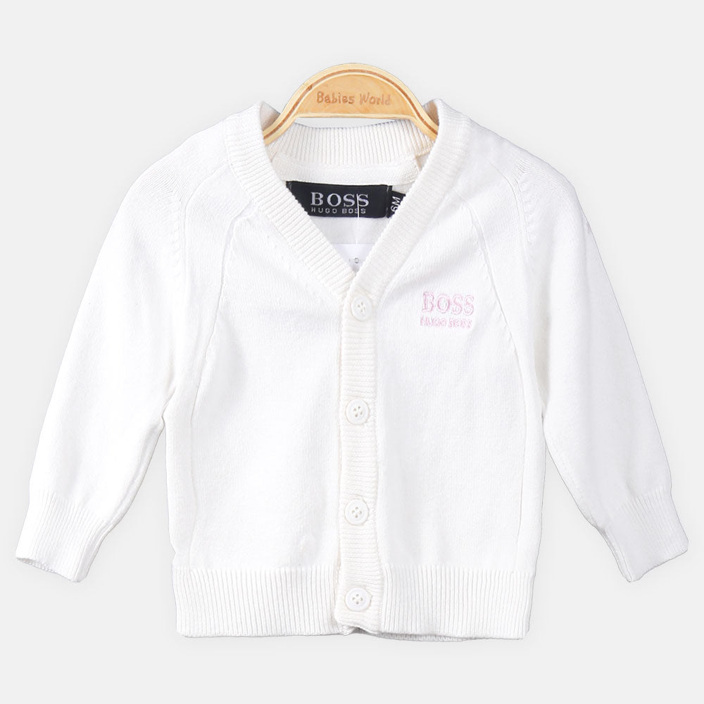 GIRL SUIT WHITE BOSS SWEAT