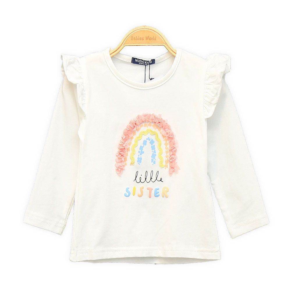 GIRL SUIT GIRL'S RAINBOW WHITE