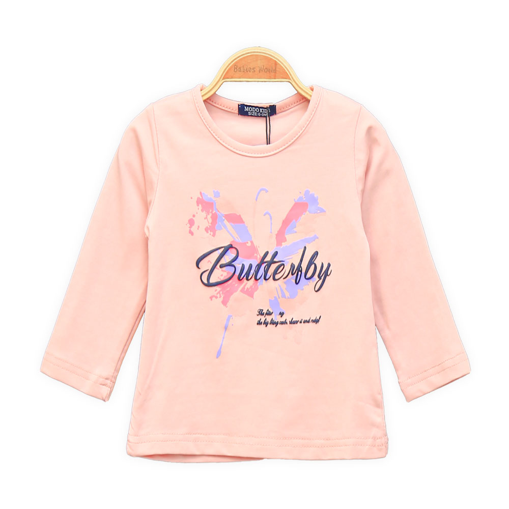 GIRL SUIT BUTTERFLY PINK