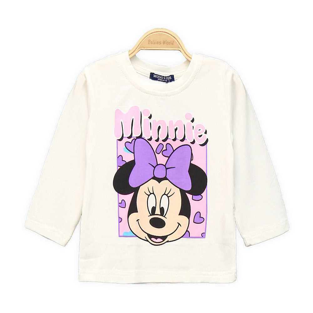 GIRL SUIT MINNIE MOUSE WHITE