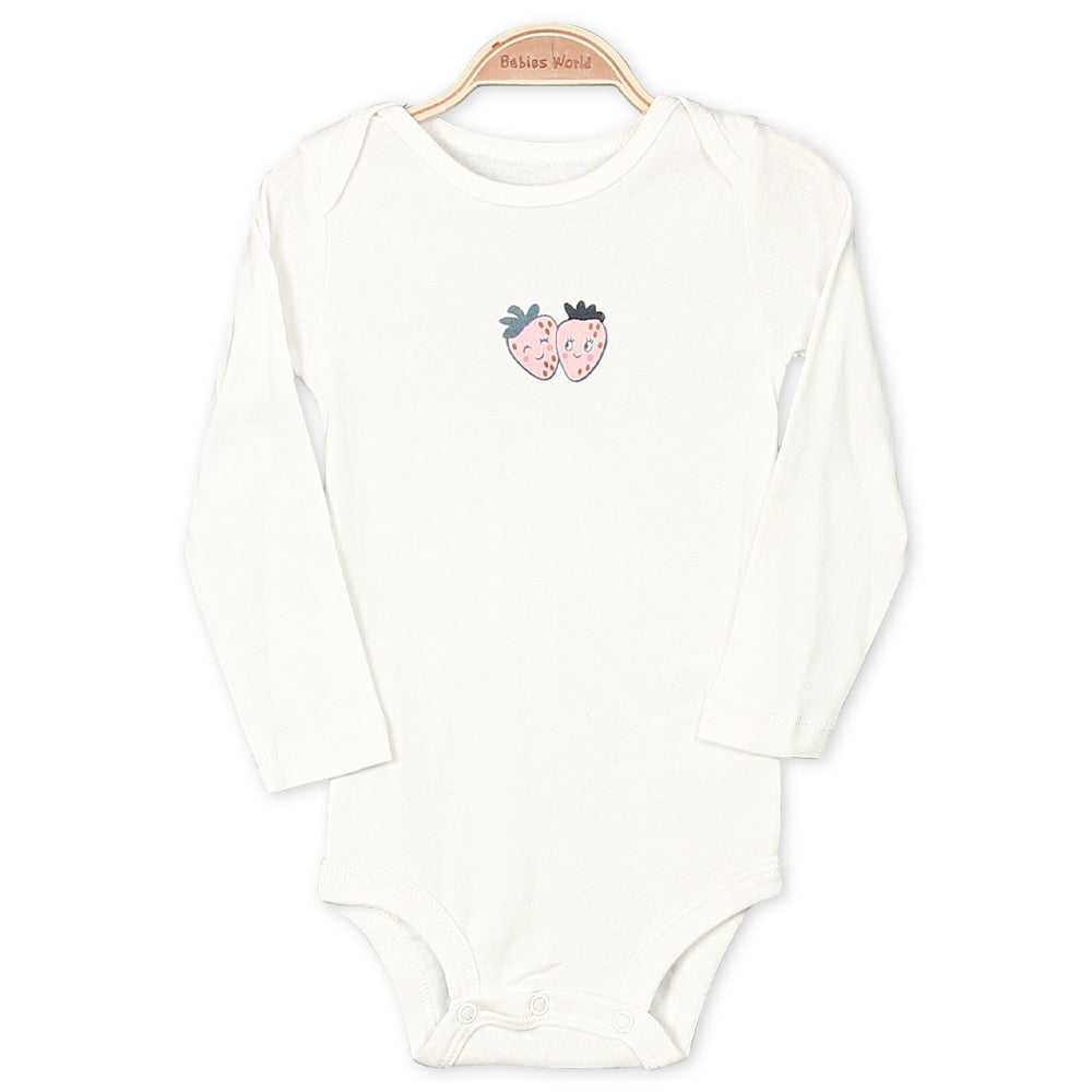 GIRL SUIT PEACH STRAWBERRY