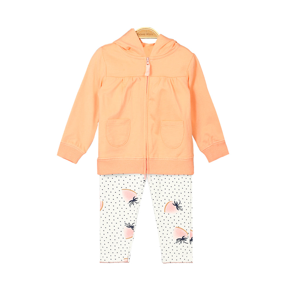 GIRL SUIT PEACH STRAWBERRY