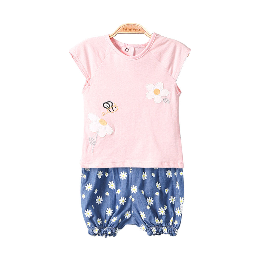 GIRL SUIT PINK HONEYBEE