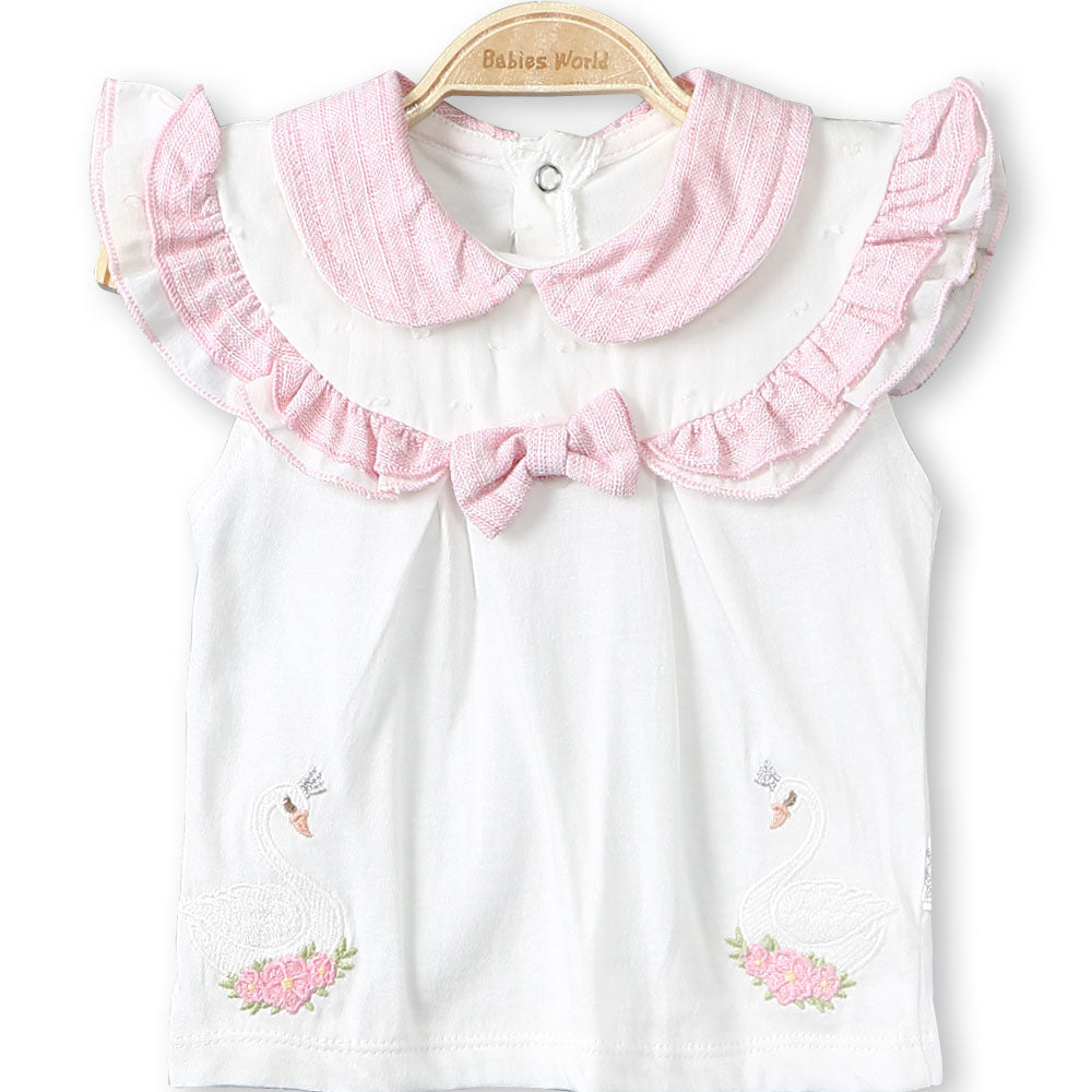 GIRL SUIT PINK QUEEN SWAN
