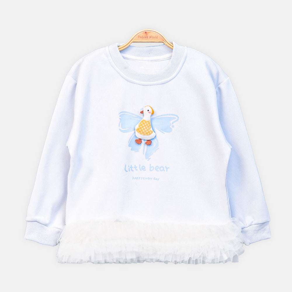 GIRL T-SHIRT SKY BLUE