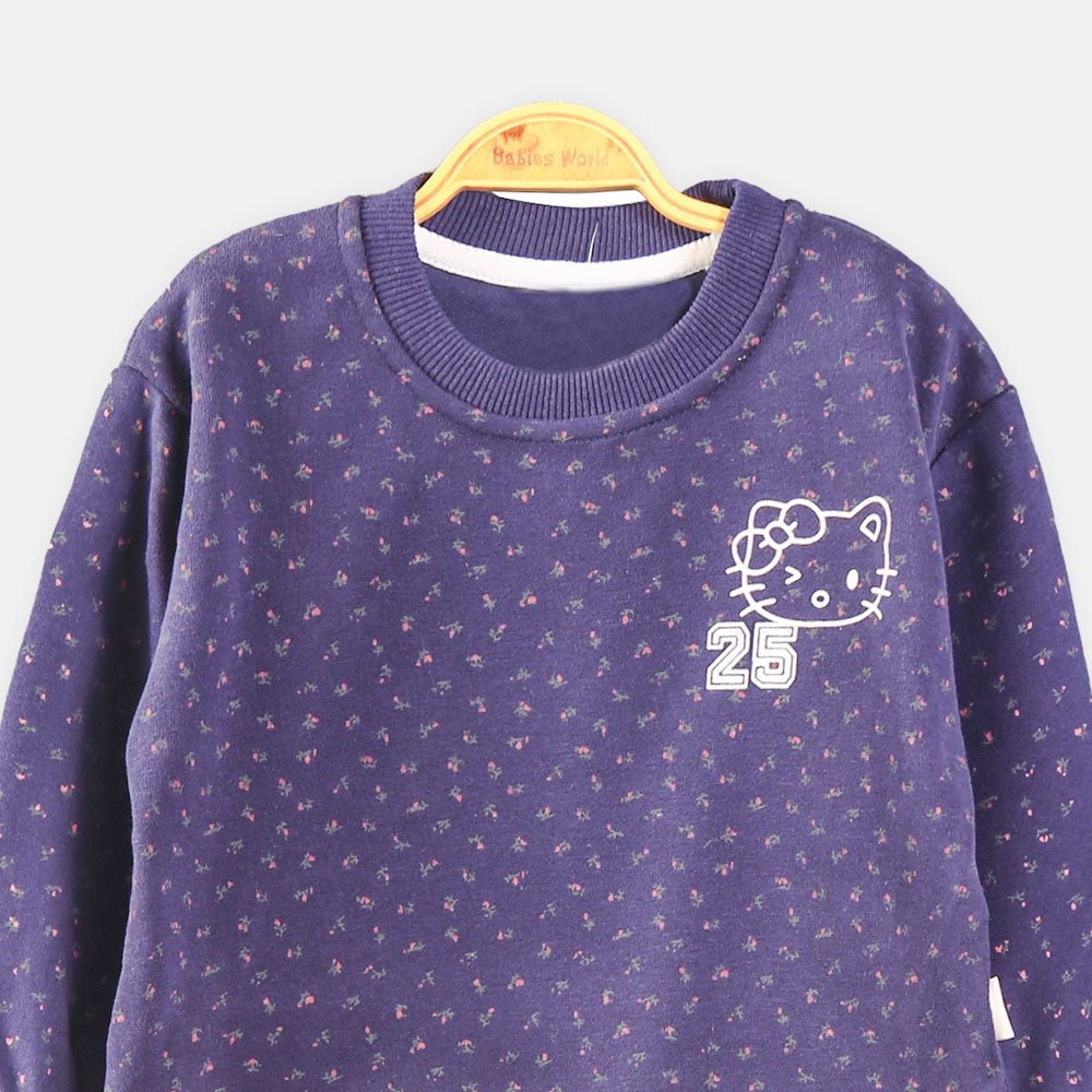 GIRL T-SHIRT NAVY BLUE