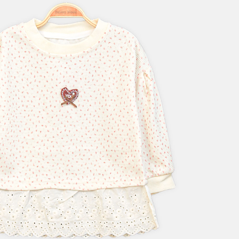 GIRL T-SHIRT CREAM