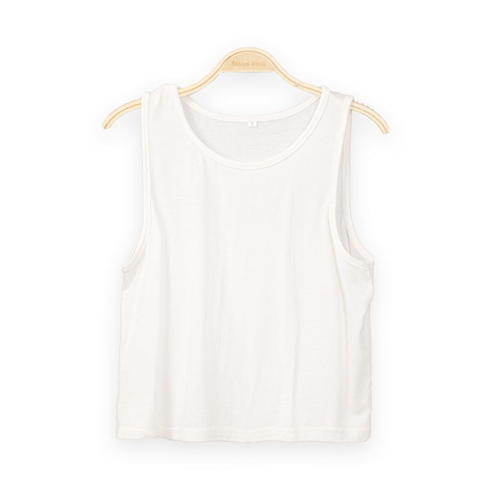 GIRL TOP PEACH FLORAL