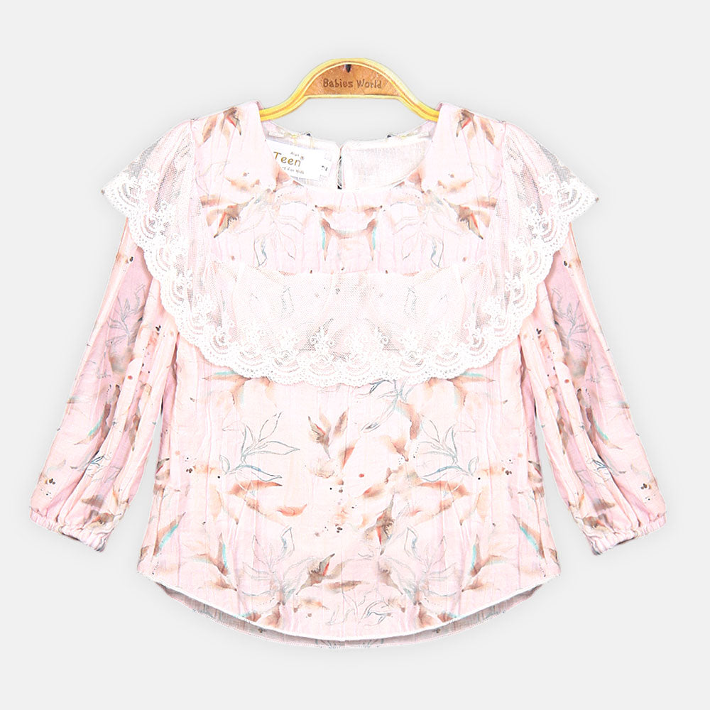 GIRL TOP BLUSH BREEZE