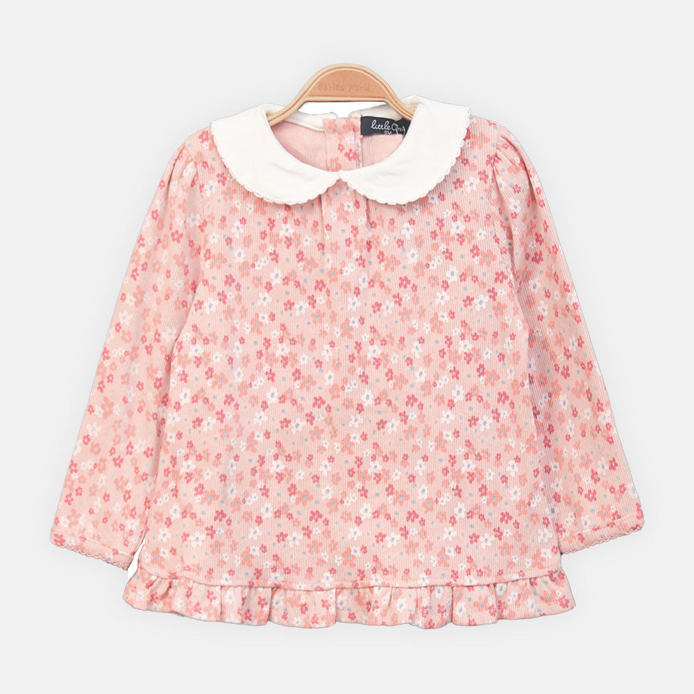 GIRL TOP FLORAL PRINTED