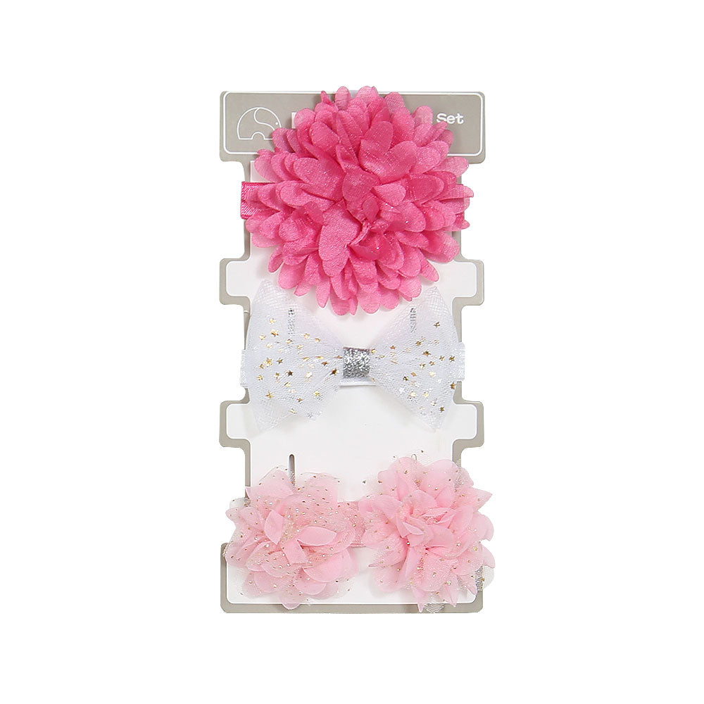 HAIR BANDS PK-3 GOLDEN STARS