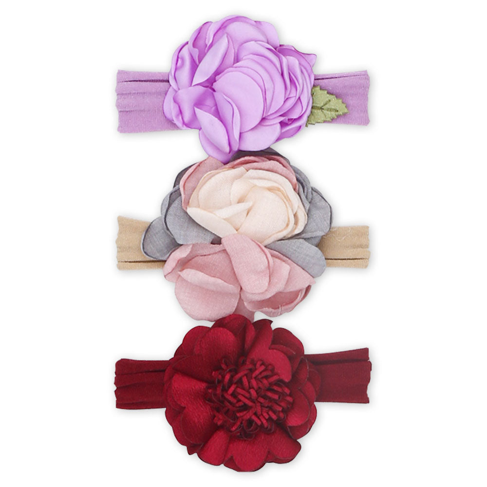 HEAD BANDS PK-3 MULTICOLOR FLORAL