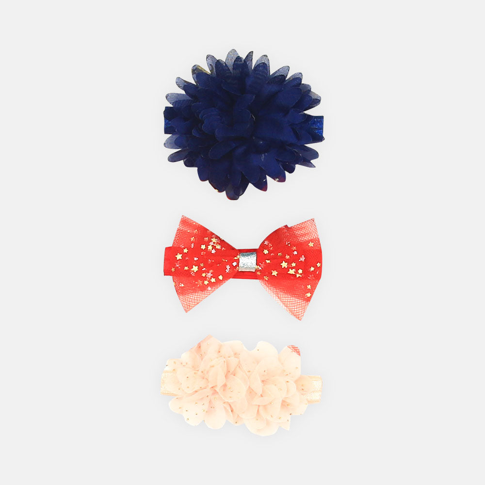 HEAD BANDS PK-3 STARRY BOW