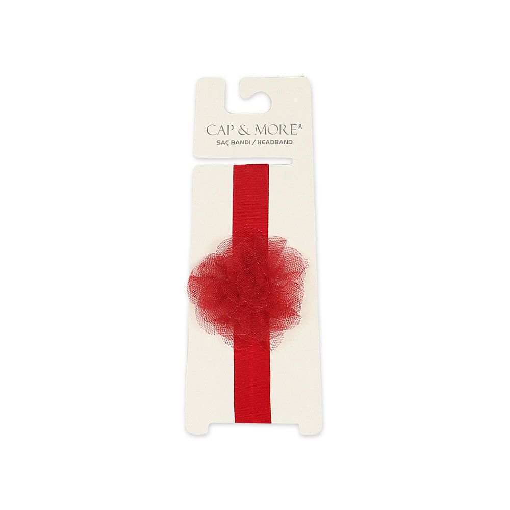 HAIR BAND RED LOTUS