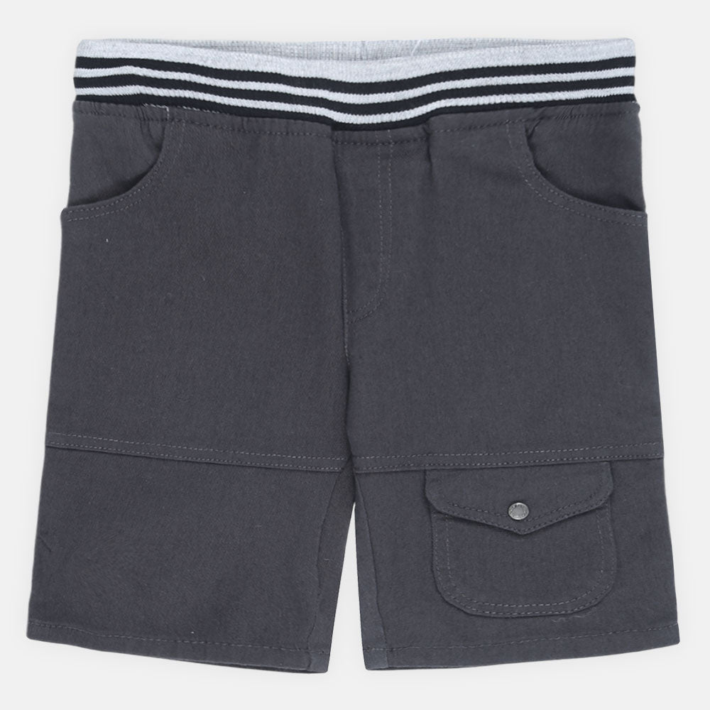 BOY BERMUDA SHORT DARK GREY