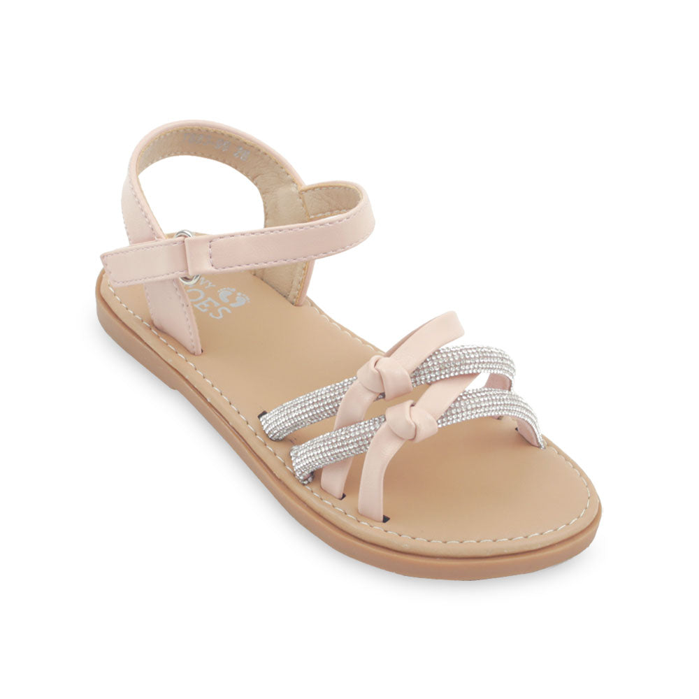 GIRLS SANDAL PINK SHINY